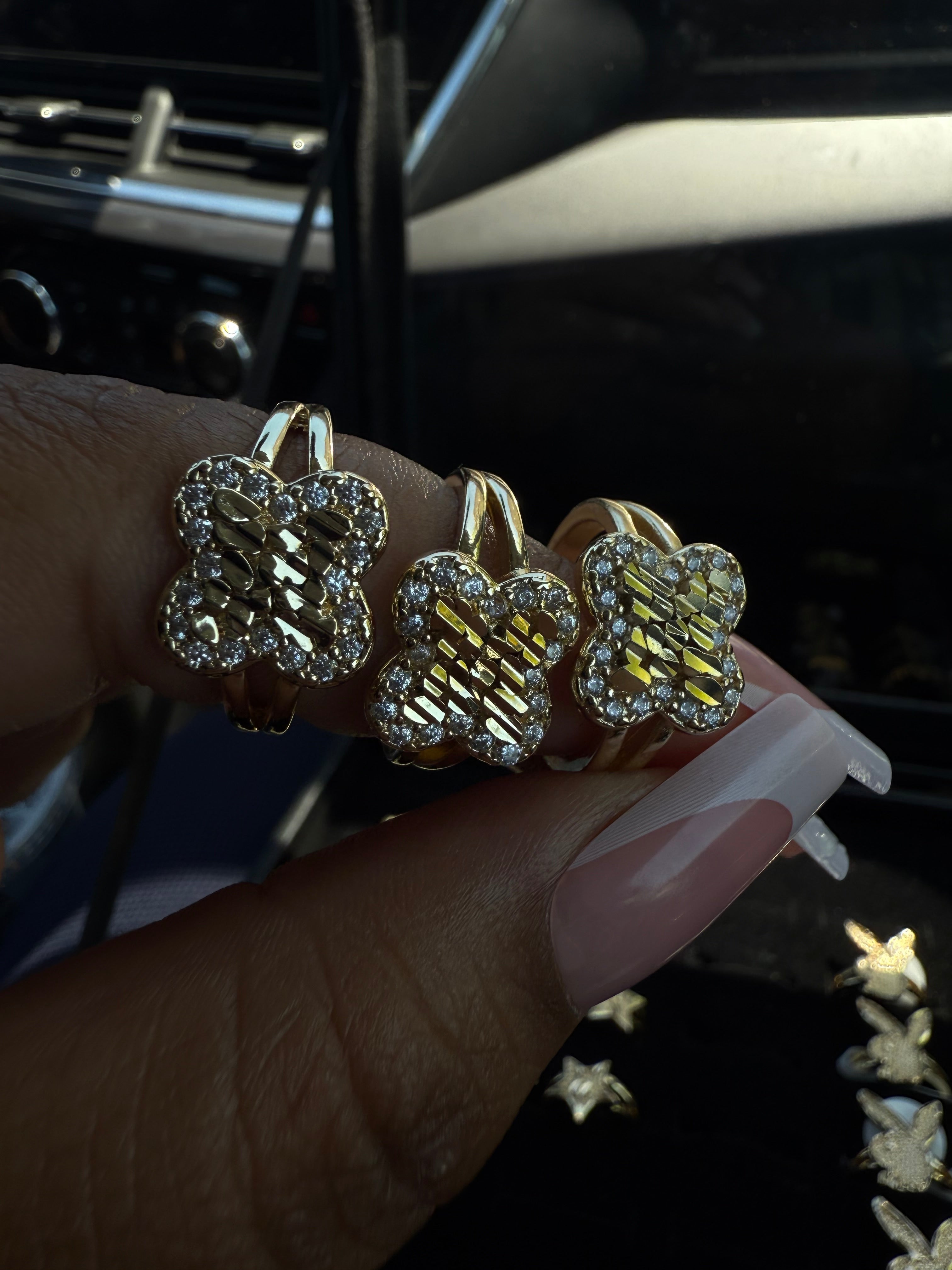 Diamond Flower Ring