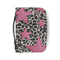 Pink Star Leopard Bible Cover