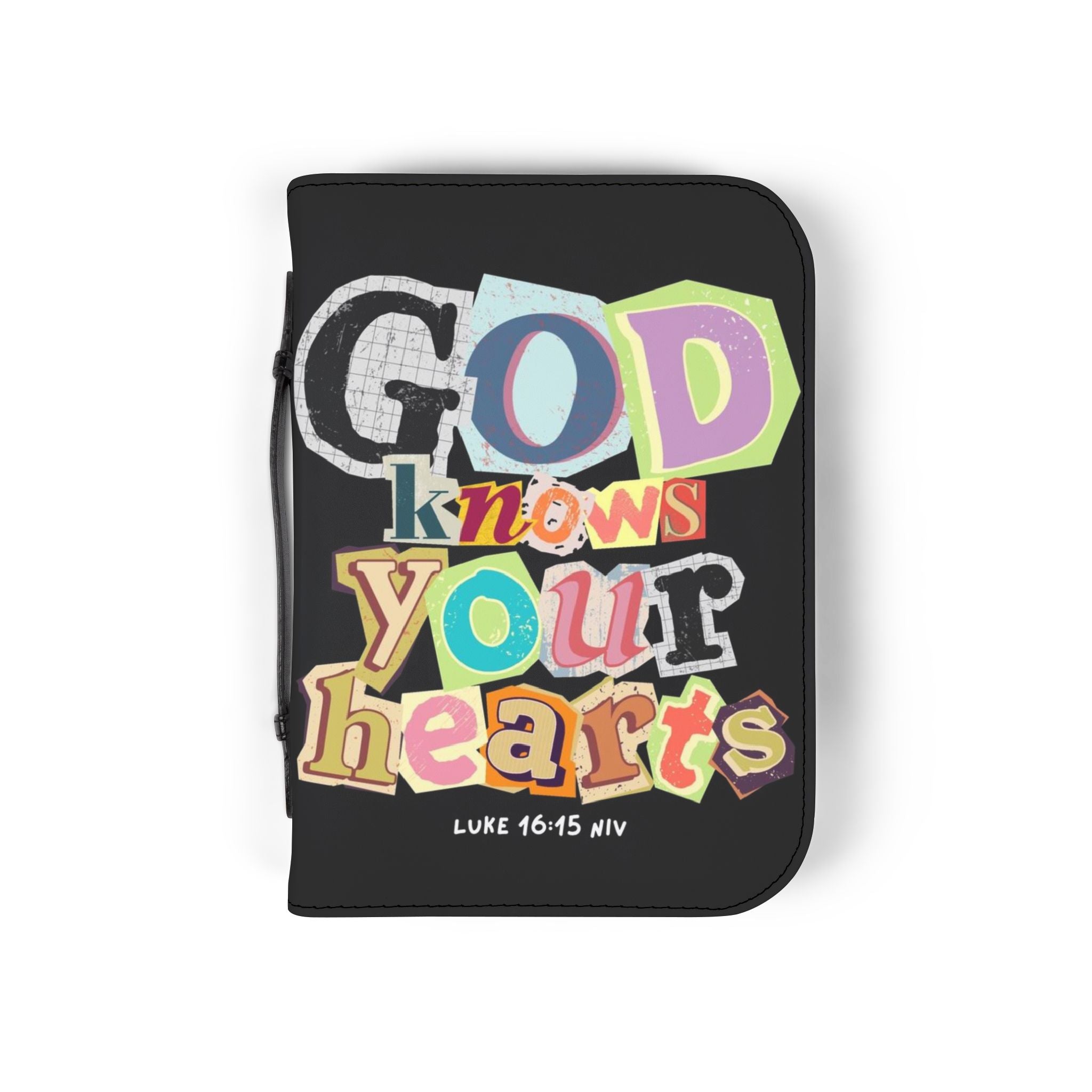 Bible Cover "God Knows Your Hearts"