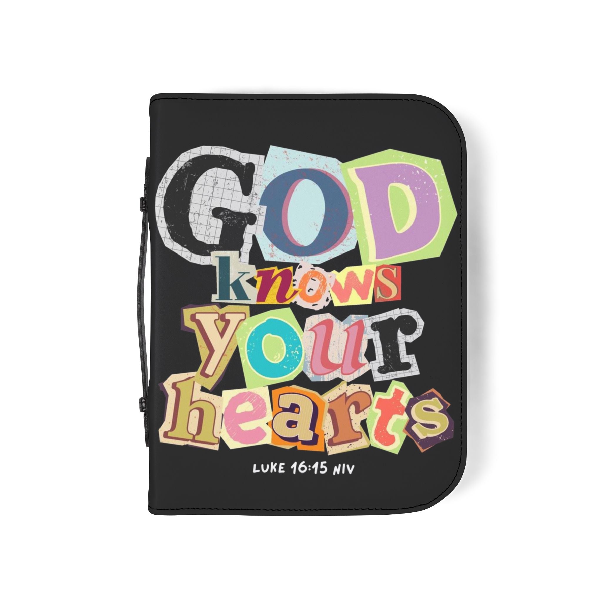 Bible Cover "God Knows Your Hearts"