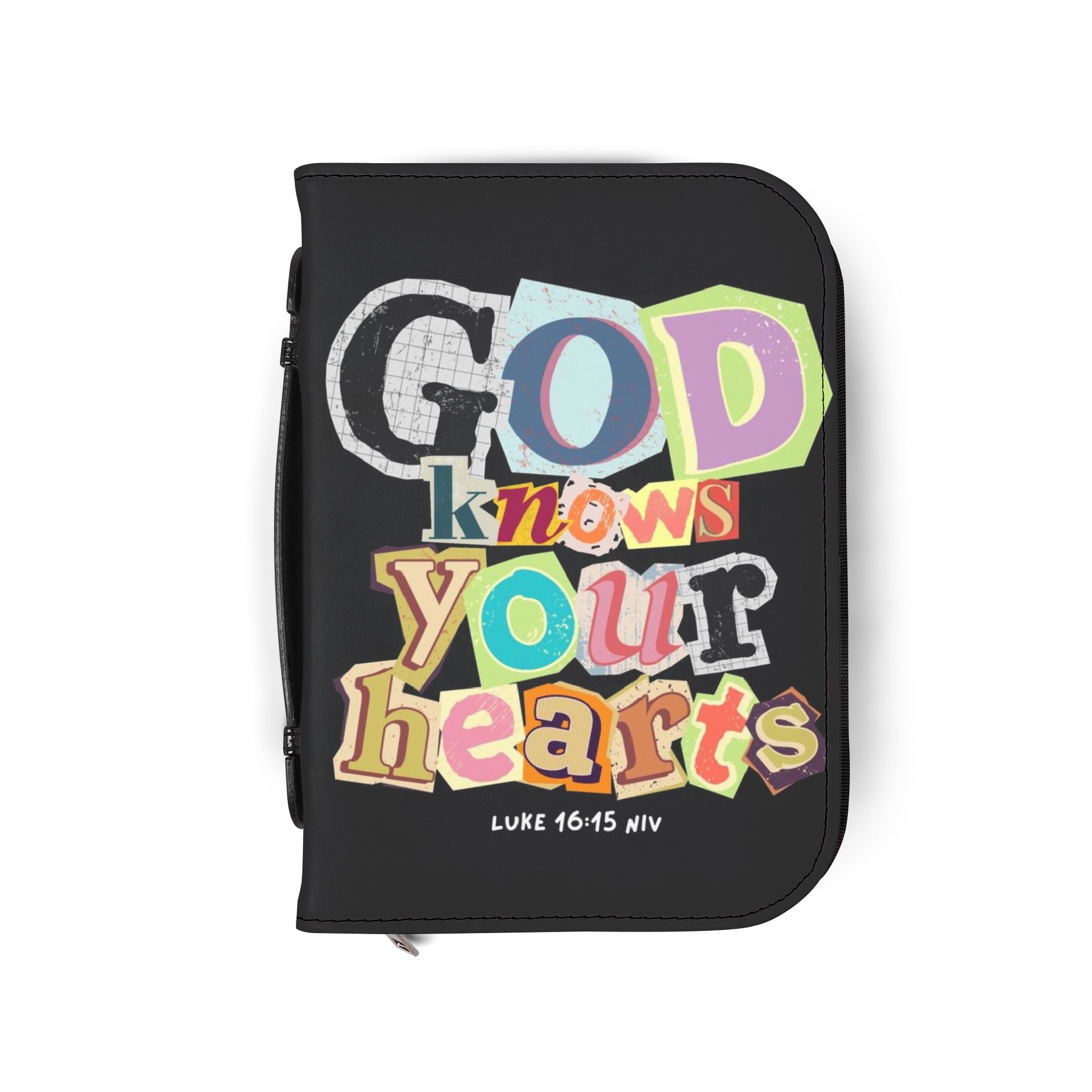 Bible Cover "God Knows Your Hearts"