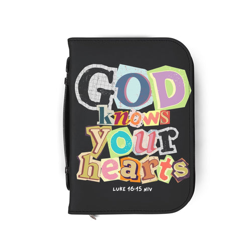 Bible Cover "God Knows Your Hearts"