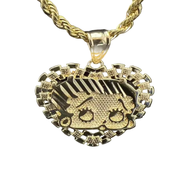 Character Heart Necklace