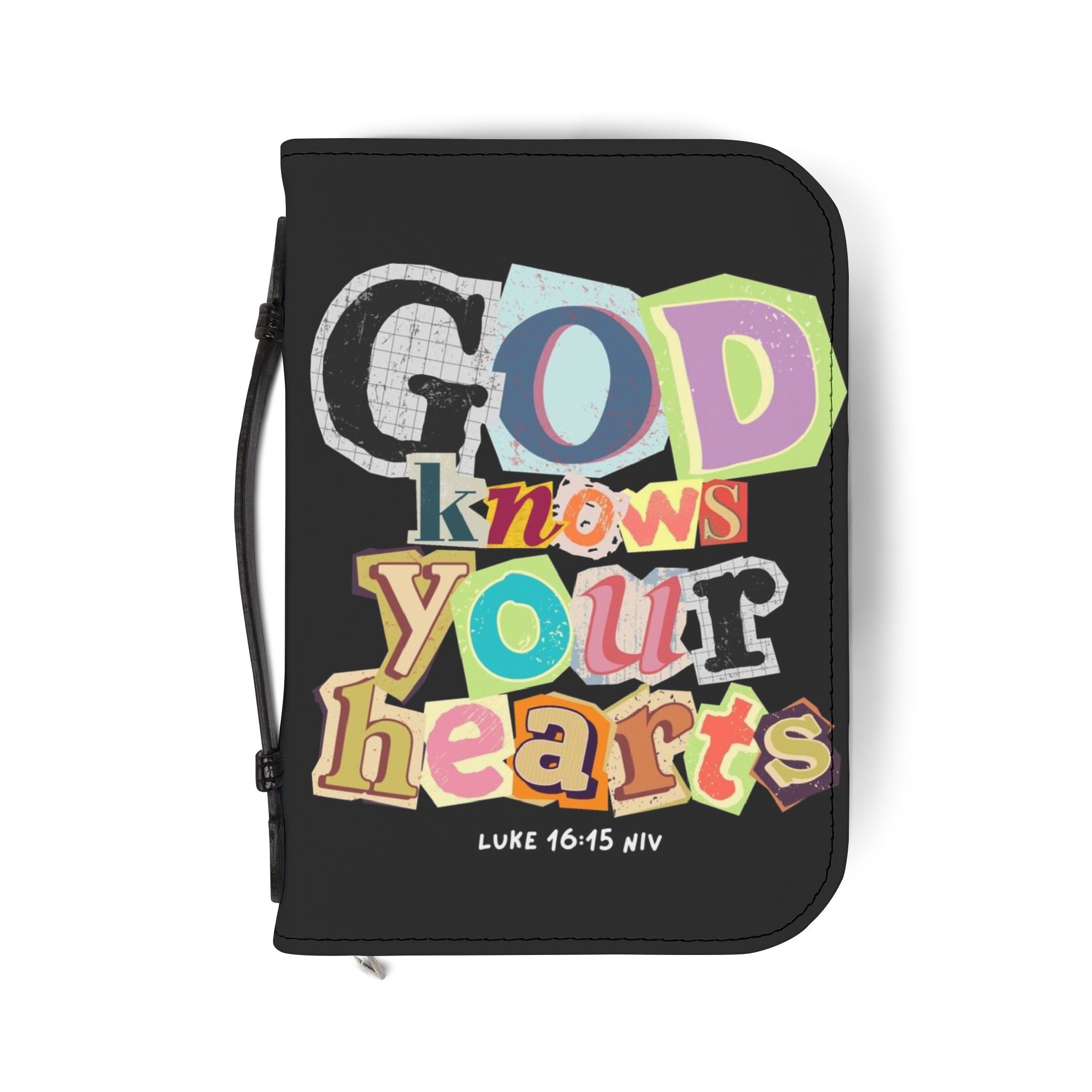 Bible Cover "God Knows Your Hearts"