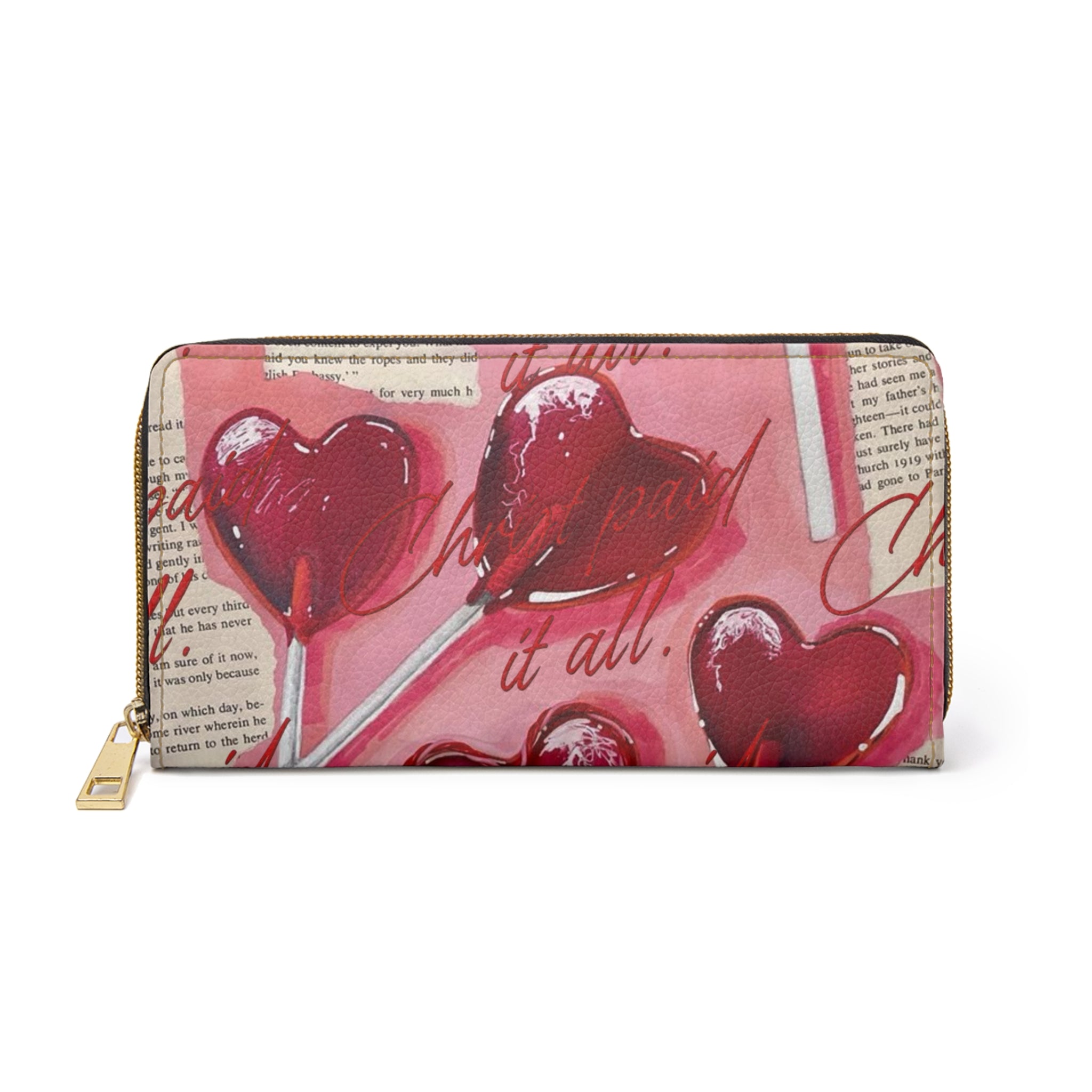 Wallet: "Christ Paid It All" Zipper