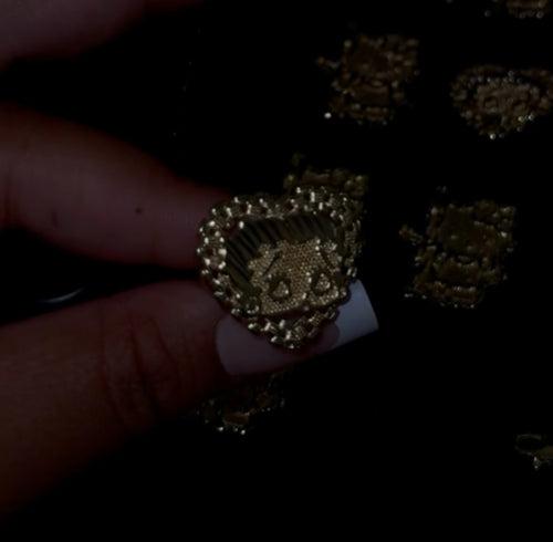 Character Ring w/ Heart
