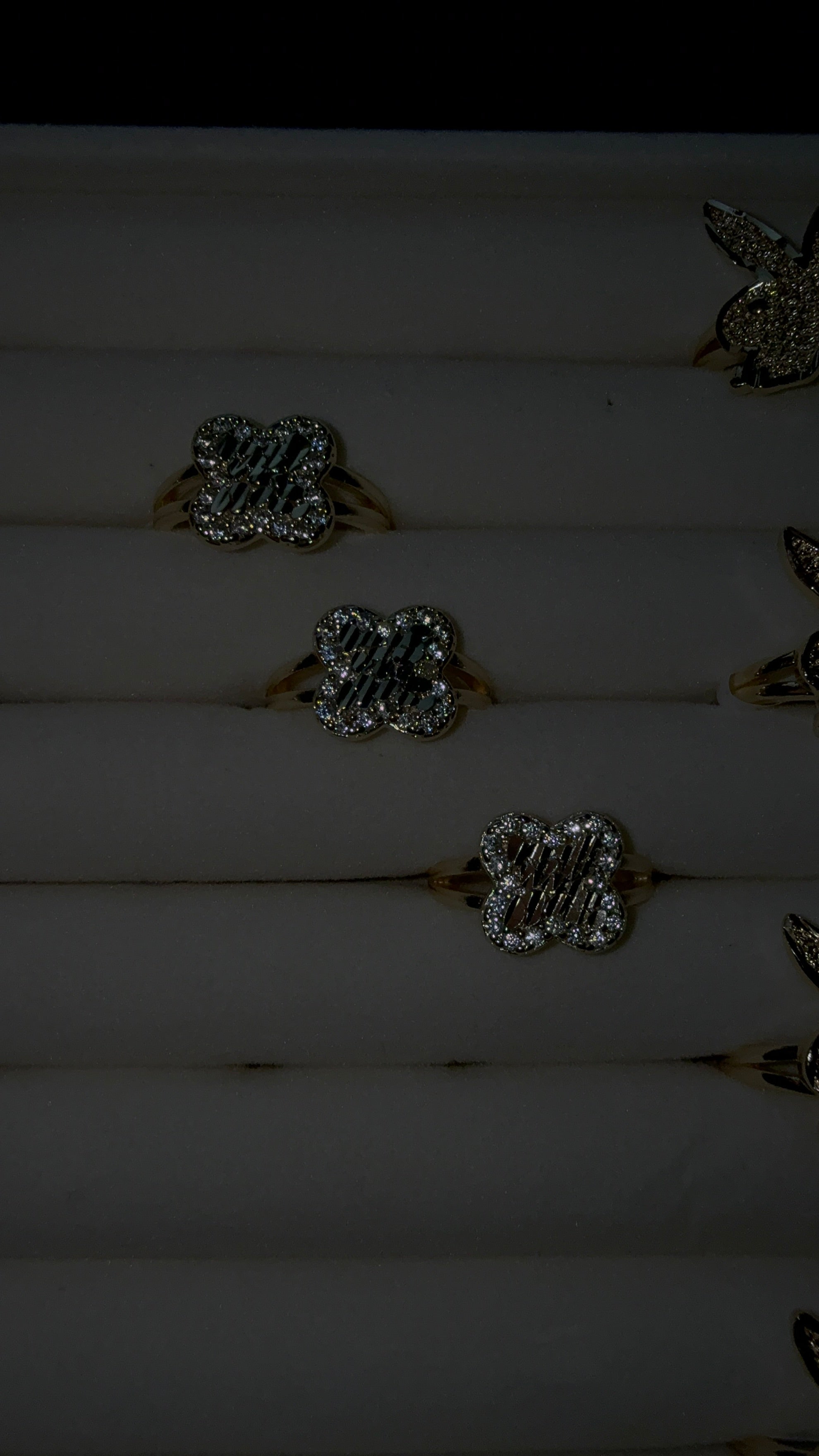 Diamond Flower Ring