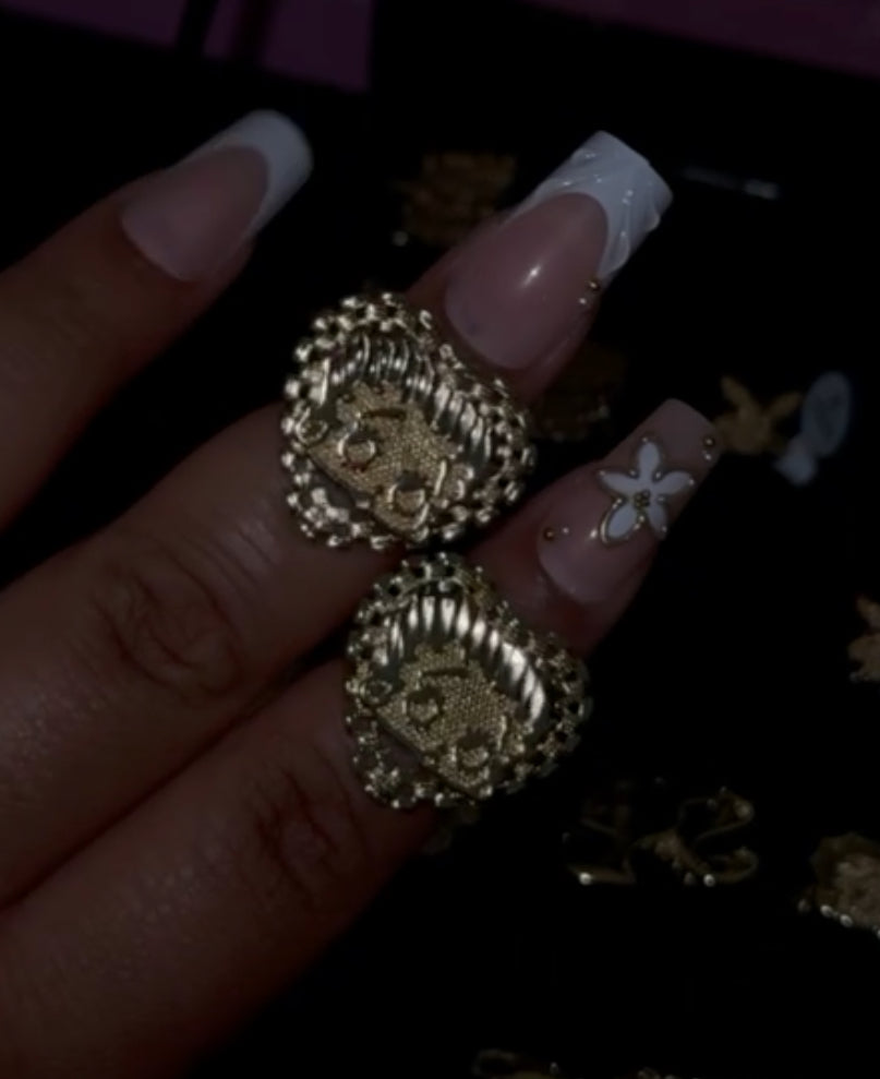 Character Ring w/ Heart