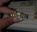 Gold-Plated Double Finger Ring