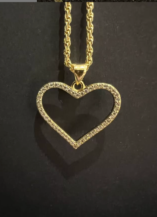 Open Heart Necklace