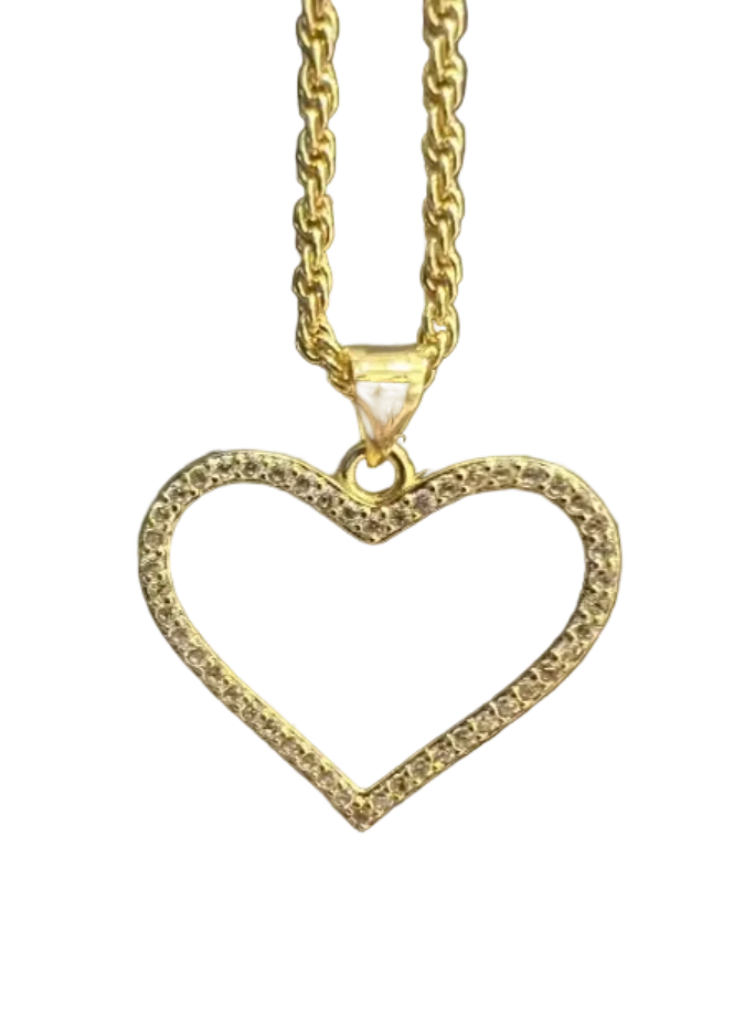Open Heart Necklace