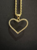 Open Heart Necklace (20mm)